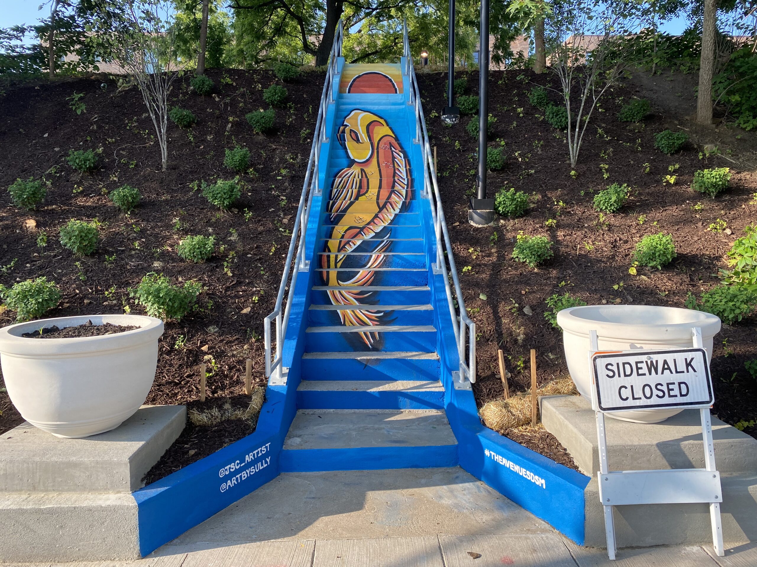 Staircase mural unveiled on Ingersoll